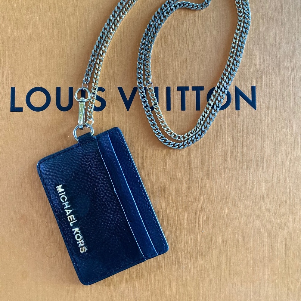 Michael Kors ID Wristlet turned Necklace